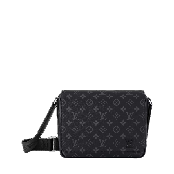 Lv District PM in tela Monogram Eclipse
