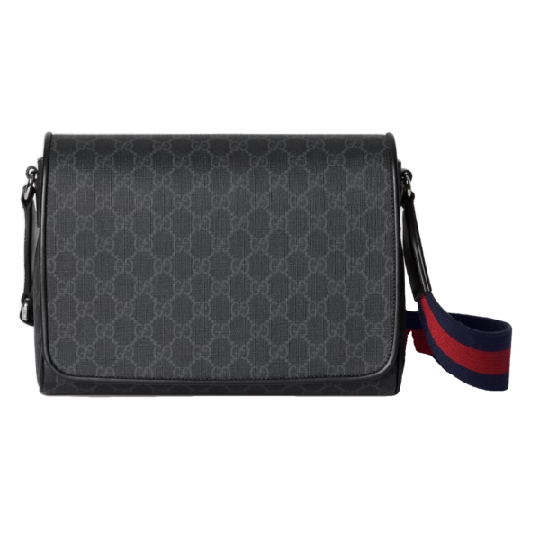 Gucci GG Supreme in nero Tracolla