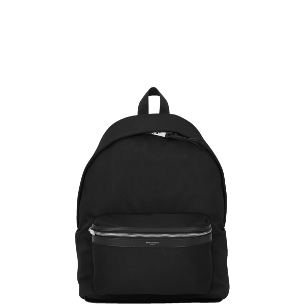 YSL Zaino Saint Laurent City in tela nera