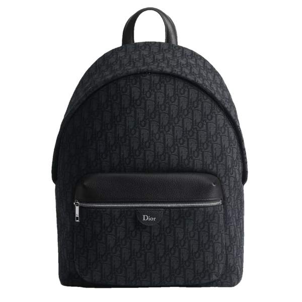Dior zaino Rider in Jacquard Oblique nero