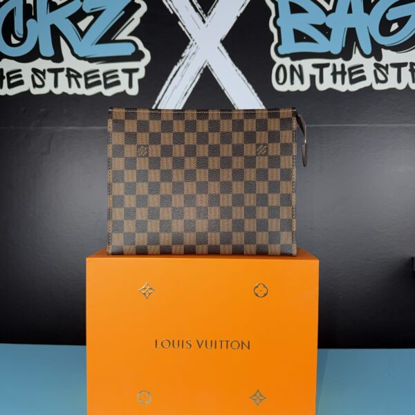 LV Pochette Damier Èbene